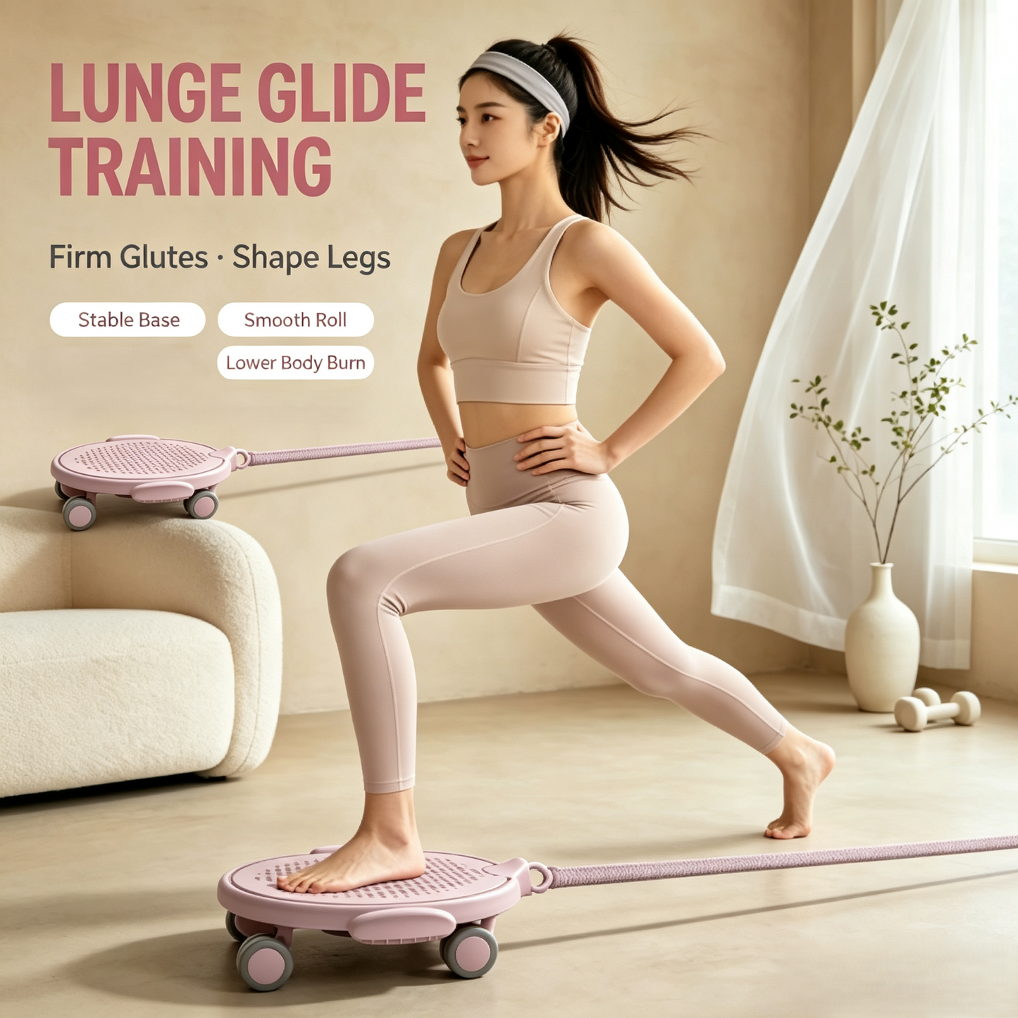 Pilates Core Glide Sliding Disc Trainer