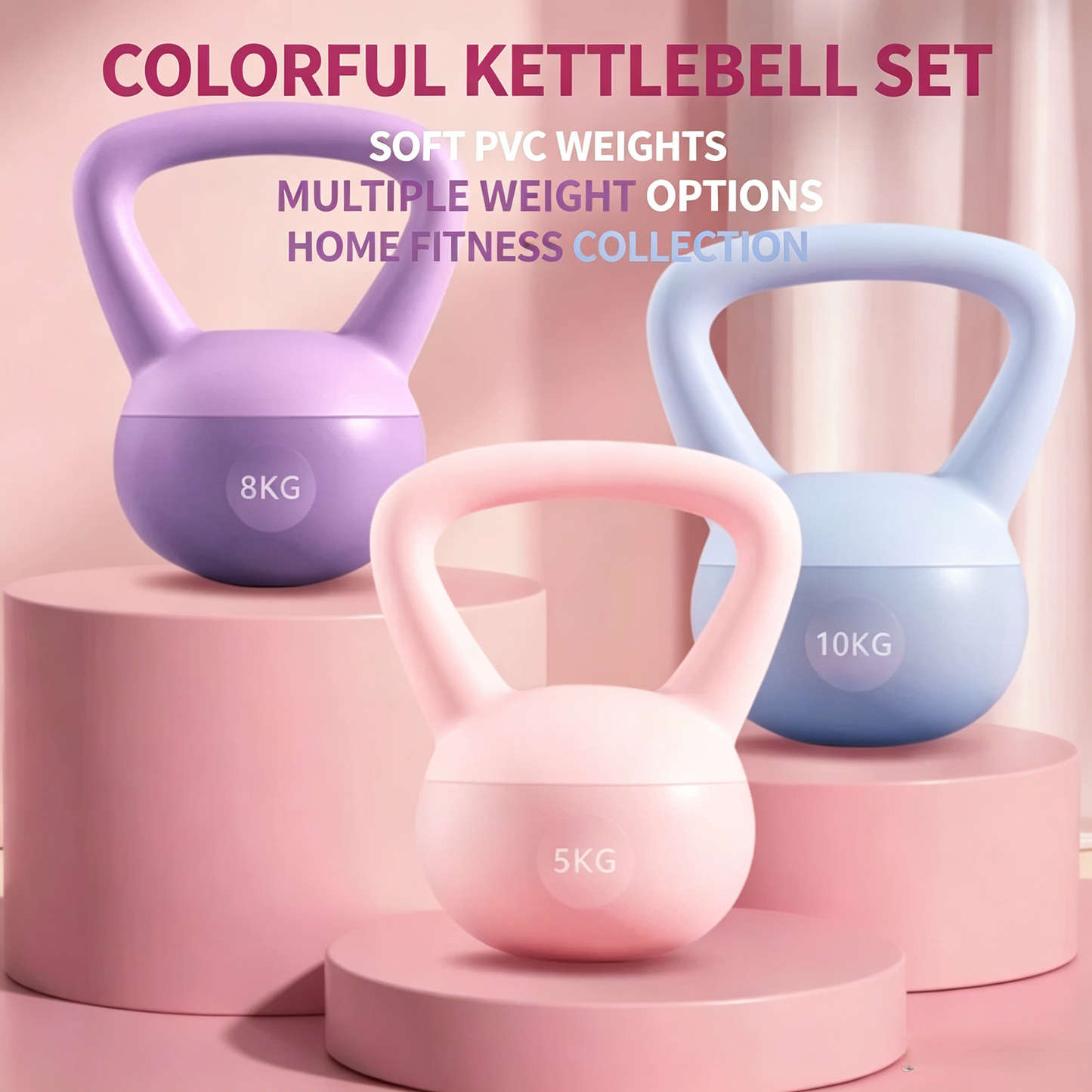 Soft PVC Kettlebell for Home Fitness Training