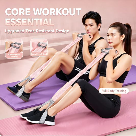 Yoga Pedal Resistance Band with Handles