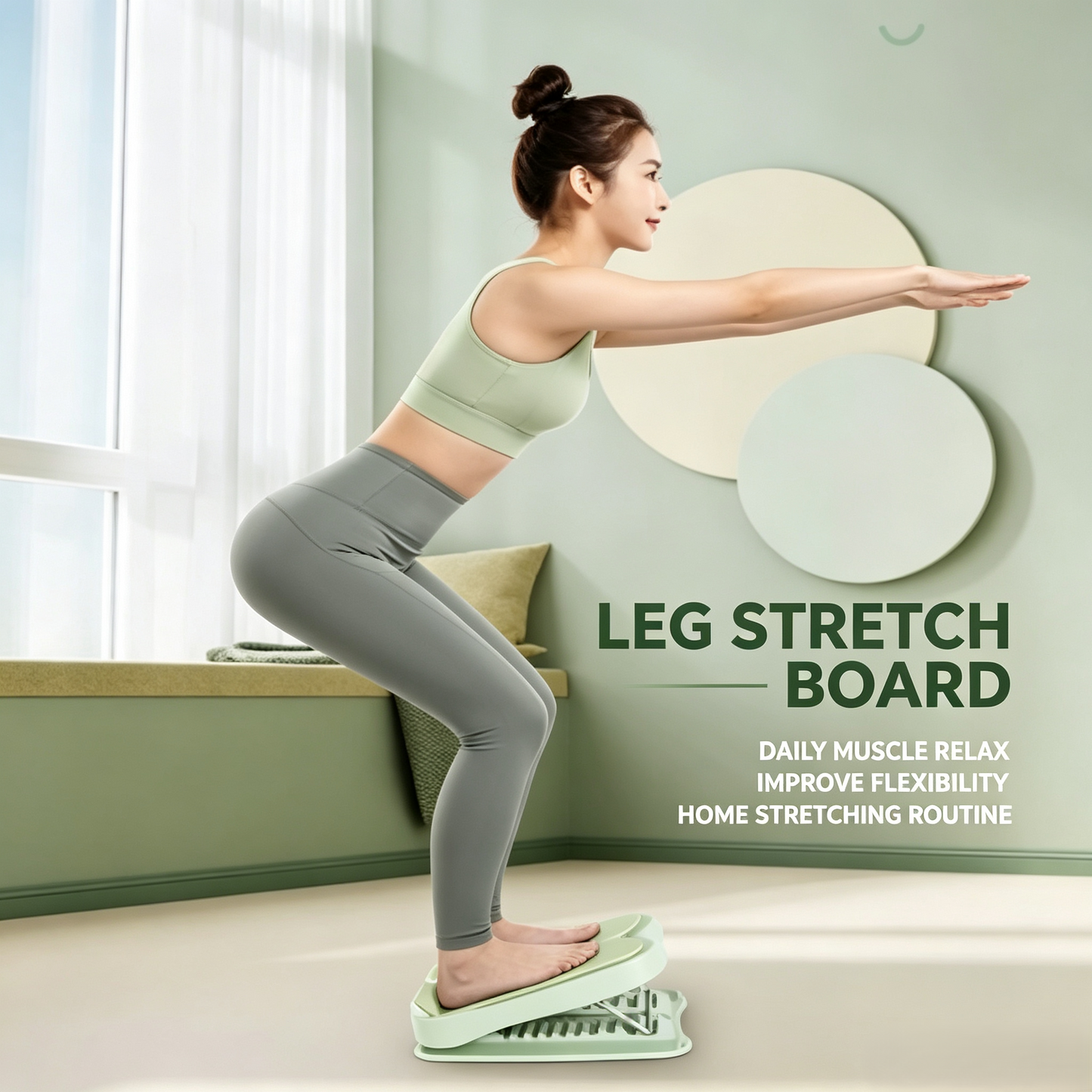 Adjustable Calf Stretch Board for Leg Muscle Relief