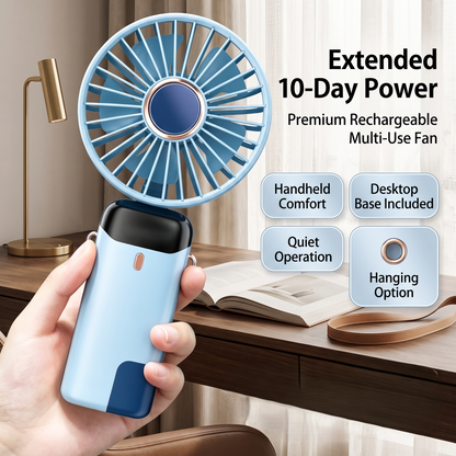 Foldable Rechargeable Handheld Fan