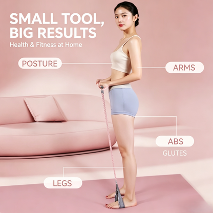 Yoga Pedal Resistance Band with Handles