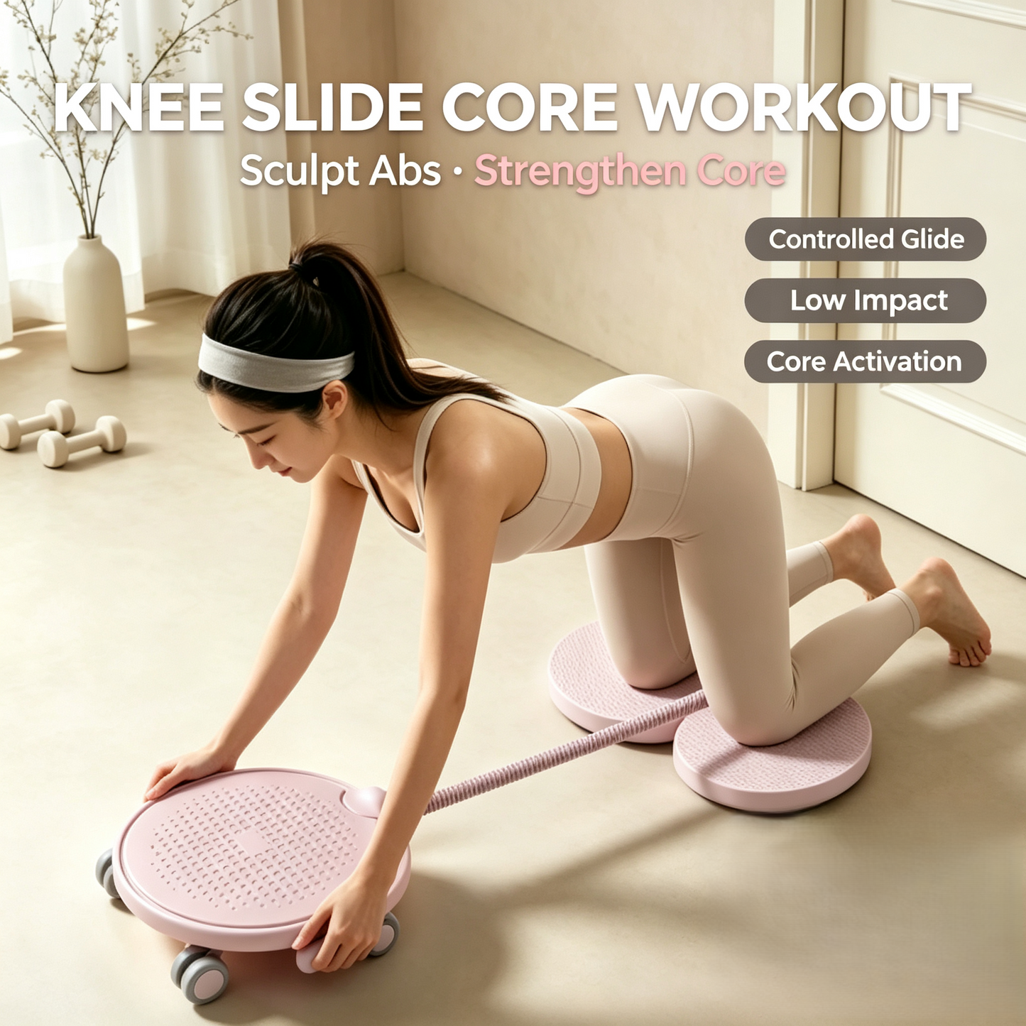 Pilates Core Glide Sliding Disc Trainer